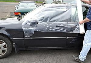 Wholesale Self Adhesive LLDPE 150 Micron Collision Wrap Film from china suppliers