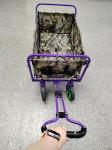 All Steel Frame Outdoor Camping Grocery Picnic Foldable Trailer