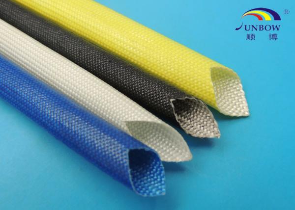 Flame Resistant Acrylic Fiberglass Sleeving for Wire Insulation , Colorful