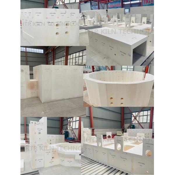 Little MgO Content Zircon Corundum Bricks for Glass Melting Furnace Erosion-Resistant