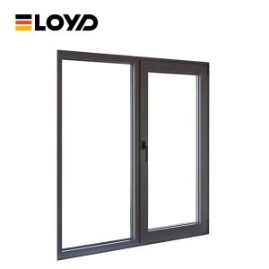 Wholesale Thermal Break Glass Single Pane Aluminum Windows Brown Black For Casement from china suppliers