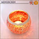 Tea Light Candle Holder Dome Shaped Porcelain 1 Color Pillar Holder