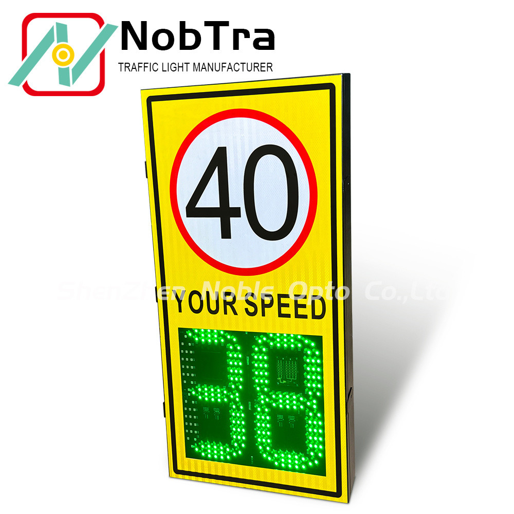 Detection Range Up To 150 Meters for Road Speed Monitoring Speed Aware Radar Speed Signs NBP10-L4-P