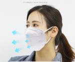 White 4 Layer Disposable Medical Face Masks Anti Virus Protection For Adult