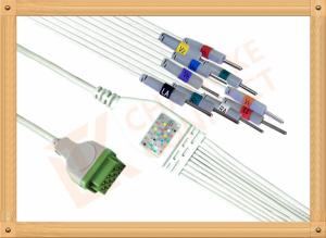 Wholesale GE Marquette Ecg Monitor ecg lead cable One Piece Needle AHA from china suppliers