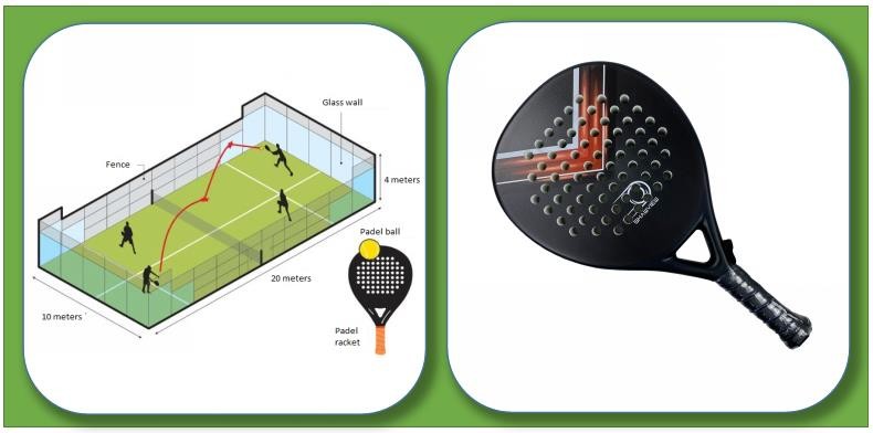 Eva 22 Beach Tennis Paddles Racket Custom Diamond Shaped PU Grip
