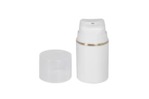 Wholesale PP White Airless Pump Bottles Snap Fastener Design With Different Capacity / Pump Cosmetic Skin Packaging UKA19-D from china suppliers