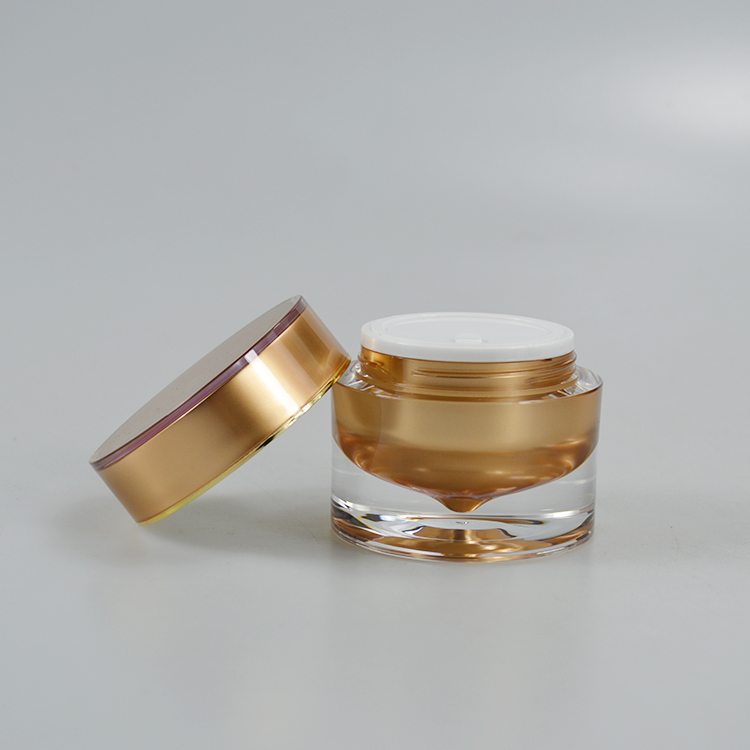 Acrylic Cream Jar Plastic Jar for Skin Care 50g Container Customizable Bottle Color