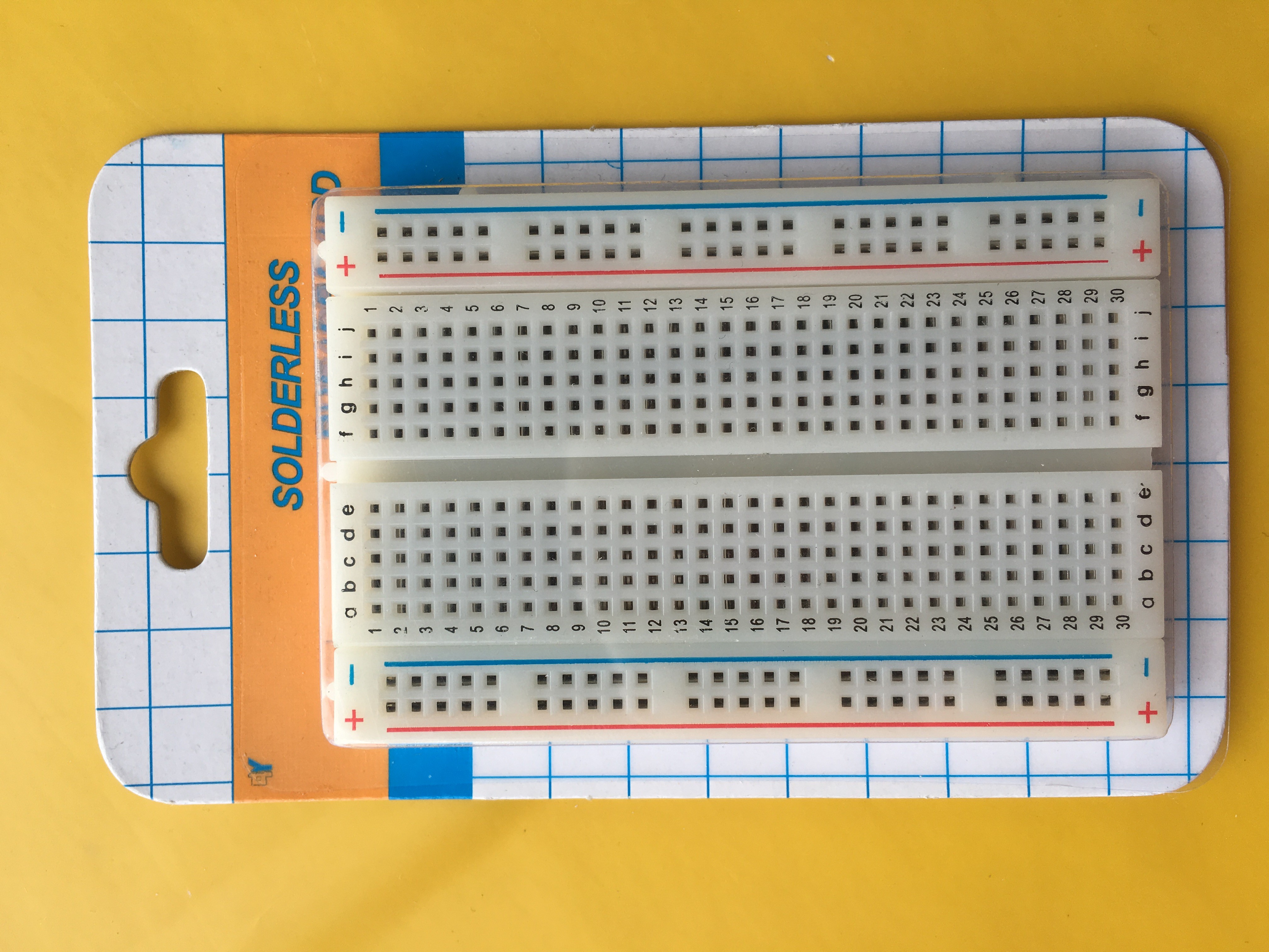 ROHS Prototyping Solderless 400 Tie Point Breadboard