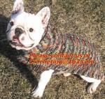 Easy knit dog sweater, fashion knit pet sweater,dog sweater, Striped Pulllover