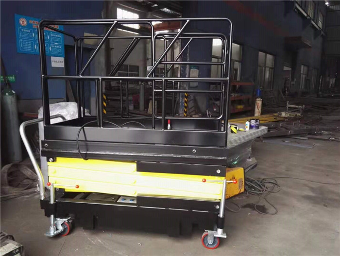 Aerial Working Platform Scissor Portable Scissor Lift Table Safety Emergency Decline