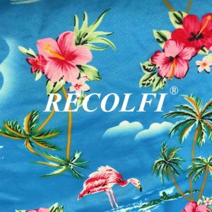 Wholesale Digital Print Ribbed Swimwear Fabric Repreve Nylon And ROICA Spandex Fiber from china suppliers