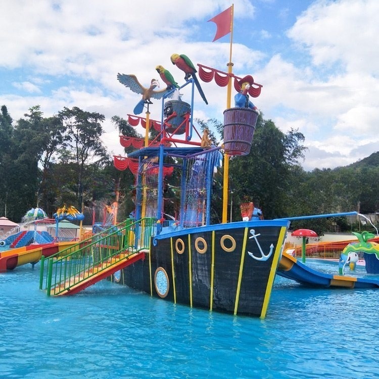 Pirate Ship Water Amusement Park Playground Equipment