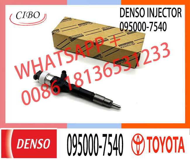 Common Rail Fuel Injector 23670-30280 095000-7540 For Toyota Hilux 1KD-FTV