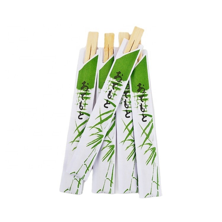 Manufacturer Price Biodegradable Disposable Bamboo Chopsticks Wrapped