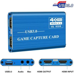 Wholesale 4Kp60 Audio Video Capture Card , USB3.0 1080P 60fps Portable Video Converter from china suppliers
