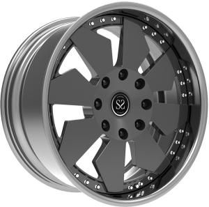 Wholesale 2-piece forged car deep dish aluminum alloy wheel 22 inch 6x139.7 For Land Cruiser Prado from china suppliers