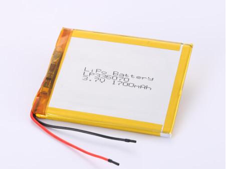 Chemical Composition Lithium Polymer Battery LP336070 3.7V 1700MAH with