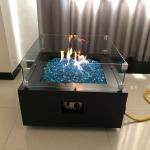 Outdoor Rectangular Wood Burning Fire Pit 400mm