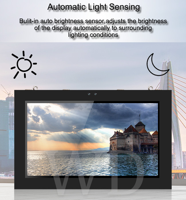 Fans Cooling 49" IP55 Outdoor Digital Advertising Screens , Stand Alone Signage