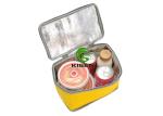 Disposable Yellow Insulated Cooler Bags Custom Waterproof For Lunch Delivery