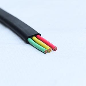 Wholesale 2 F X 2.5 Mm2 Solid Bared Copper Stranded 450V / 750V 70℃ PVC Jacket Flat Cable from china suppliers