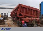 50km/h Ballast Steel Slag Side Dump Car Wagon 1435mm Gauge Rapid Tipping