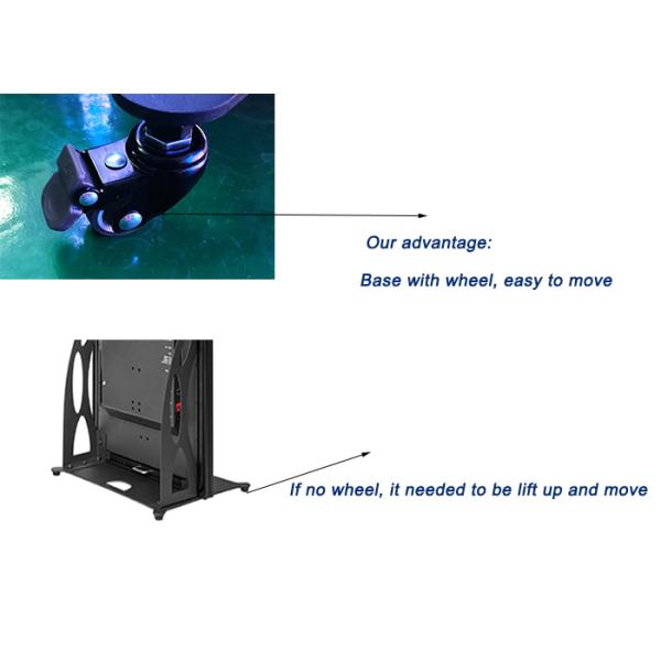 Movable P2.5 Poster display with cloud management system for ads in retail stores