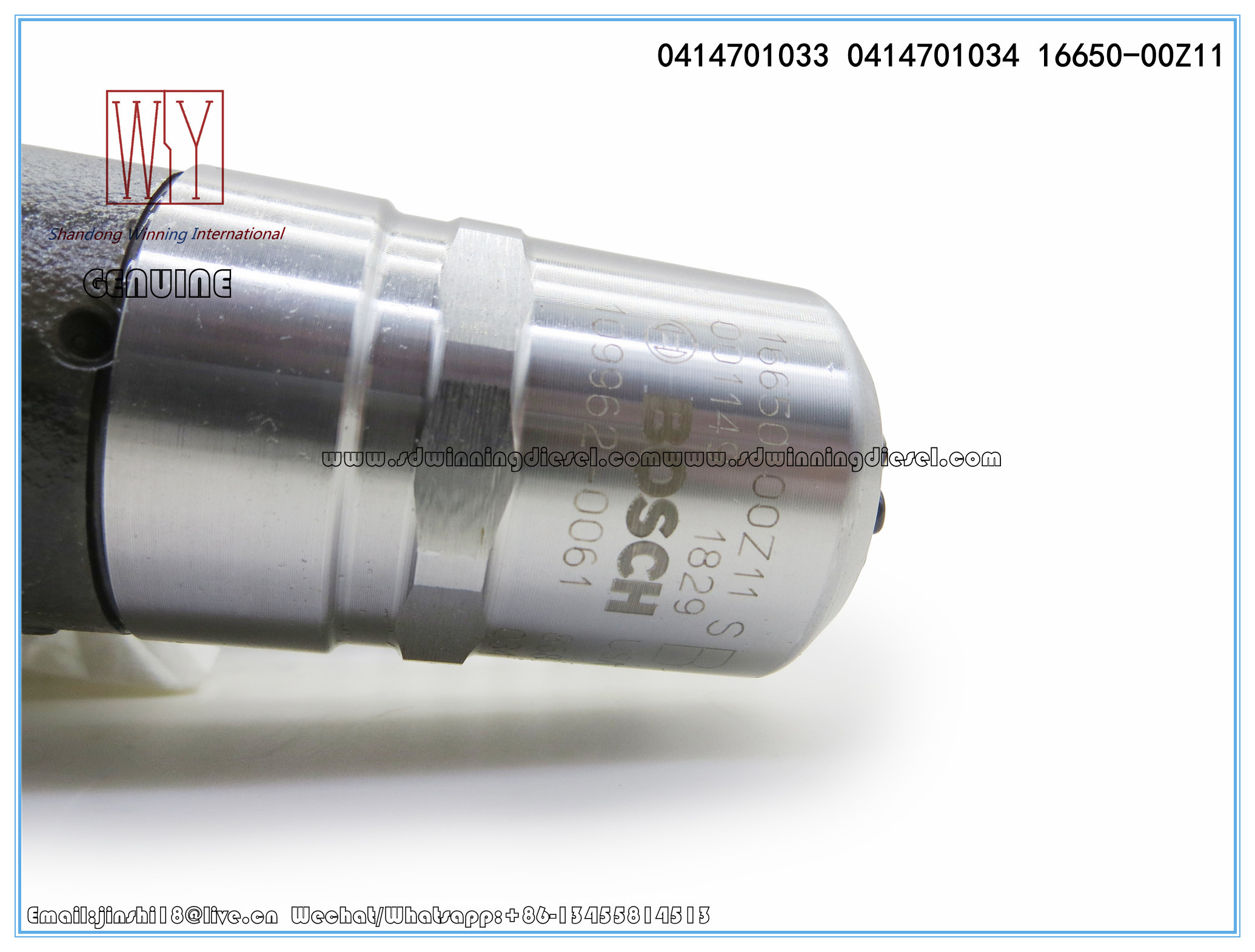 BOSCH GENUINE AND BRAND NEW DIESEL FUEL UNIT PUMP, INJECTOR 0414701033, 0414701034, 16650-00Z11