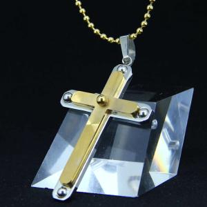 Wholesale Fashion Top Trendy Stainless Steel Cross Necklace Pendant LPC371-2 from china suppliers