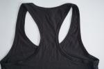 Soft Womens Cotton Tank Tops , Breathable Women'S Black Racerback Tank Top