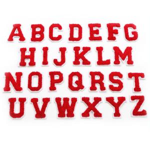 Wholesale 26 Letters Glitter Iron On Patches Adhesive For College Uniform​ from china suppliers