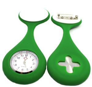 Wholesale Sky Blue Silicone Gel Nurses Fob Watch With Japan PC21S Movement from china suppliers