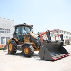 Wholesale Diesel Tractor Loader Backhoe 1.2ton Agriculture Tractor Machine 0.1cbm Bucket from china suppliers