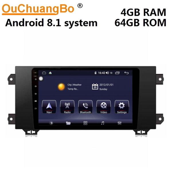 Ouchuangbo car stereo navigation radio for MG 6 support BT MP3 mirror link