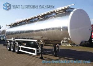 Wholesale 38000 L Chemical Oil Tank Trailer , Butyl Acetate Semi Trailer truck from china suppliers