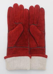 Wholesale Welder Gauntlet Welding Gloves Heat Resistant Customized Logo OEM Service from china suppliers