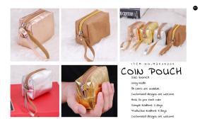 Wholesale ECO-Friendly washable kraft paper cosmetic bag, makeup bag, coin bag, coin pouch from china suppliers