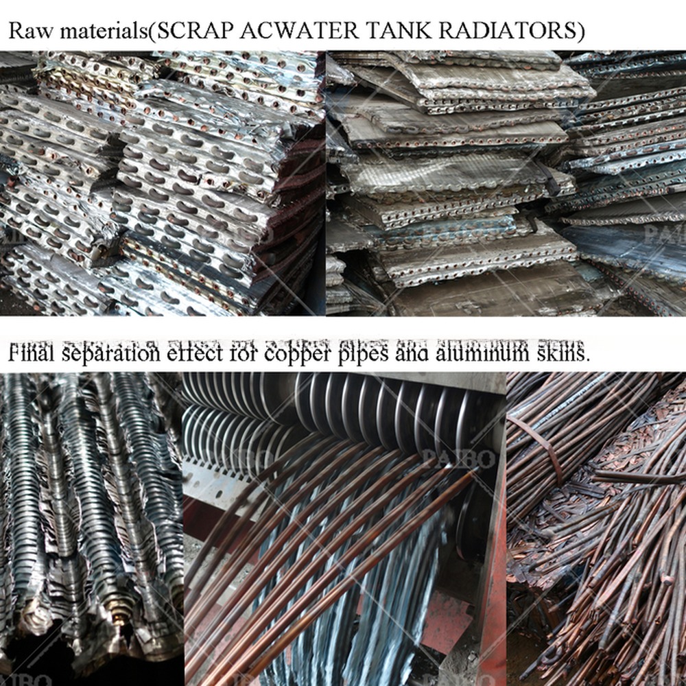 Manufacturing Plant Automatic Radiator Stripper Machine for Waste Metal Shredding