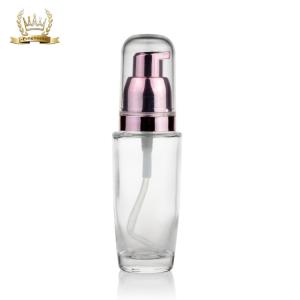 Wholesale Frosty OEM Foundation Pump Bottle MSDS Certification Cosmetic Glass Bottles from china suppliers
