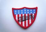 Rubber Embroidered Clothing Patch Uniform Sew On For Badges