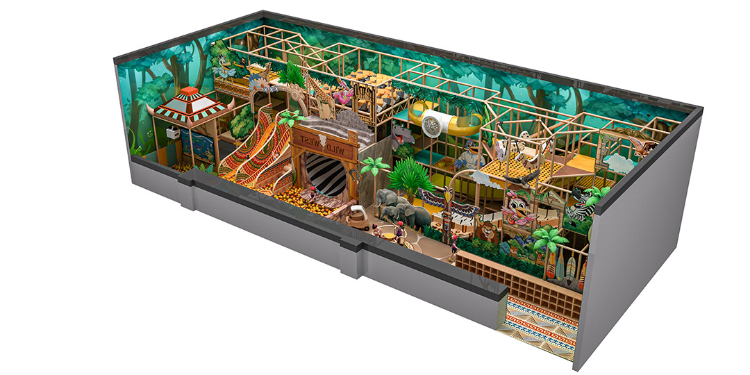 High Safety Commercial Indoor Play Area Equipment Childrens Playground Structures