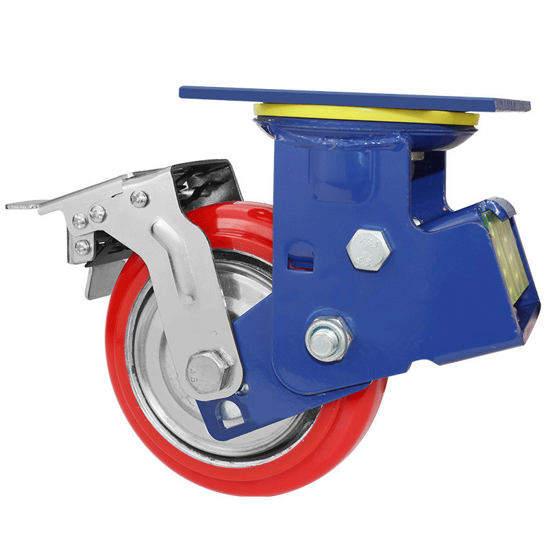 Swivel Brake Shock Absorption Medium Heavy Duty Wheel Caster