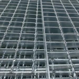 Wholesale Galvanized Square Anti Slip Safety Grating Low Maintenance from china suppliers