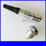 Low Current Rating Metal 6 way lemo Waterproof Connector