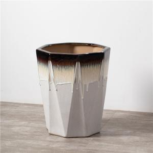 Wholesale Garden suppliers modern concise home decoration piece ceramic macetas flower pots planters for indoor plants flower from china suppliers