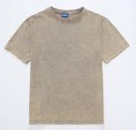 Oem Low Moq Clothing Manufacturer Men'S Vintage Wash 95% Cotton 5% Lycra Summer