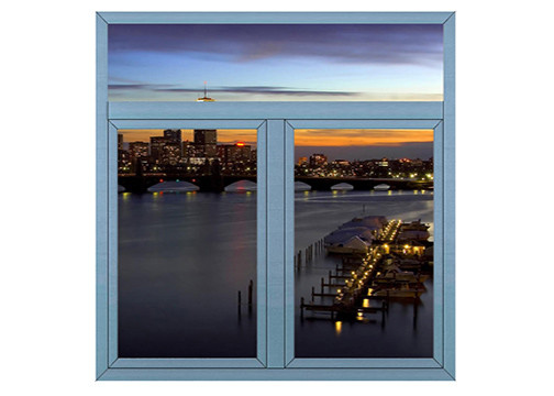 Casement 1.4mm Thermal Break Extruded Aluminium Frame For Apartment