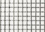301 Stainless Steel Crimped Wire Mesh Square Woven Metal Abrasion Resistance
