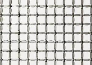 Wholesale Natural Color 2.5mm Embossed Lock Crimp Wire Mesh Metal Screen For Cabinet Doors from china suppliers
